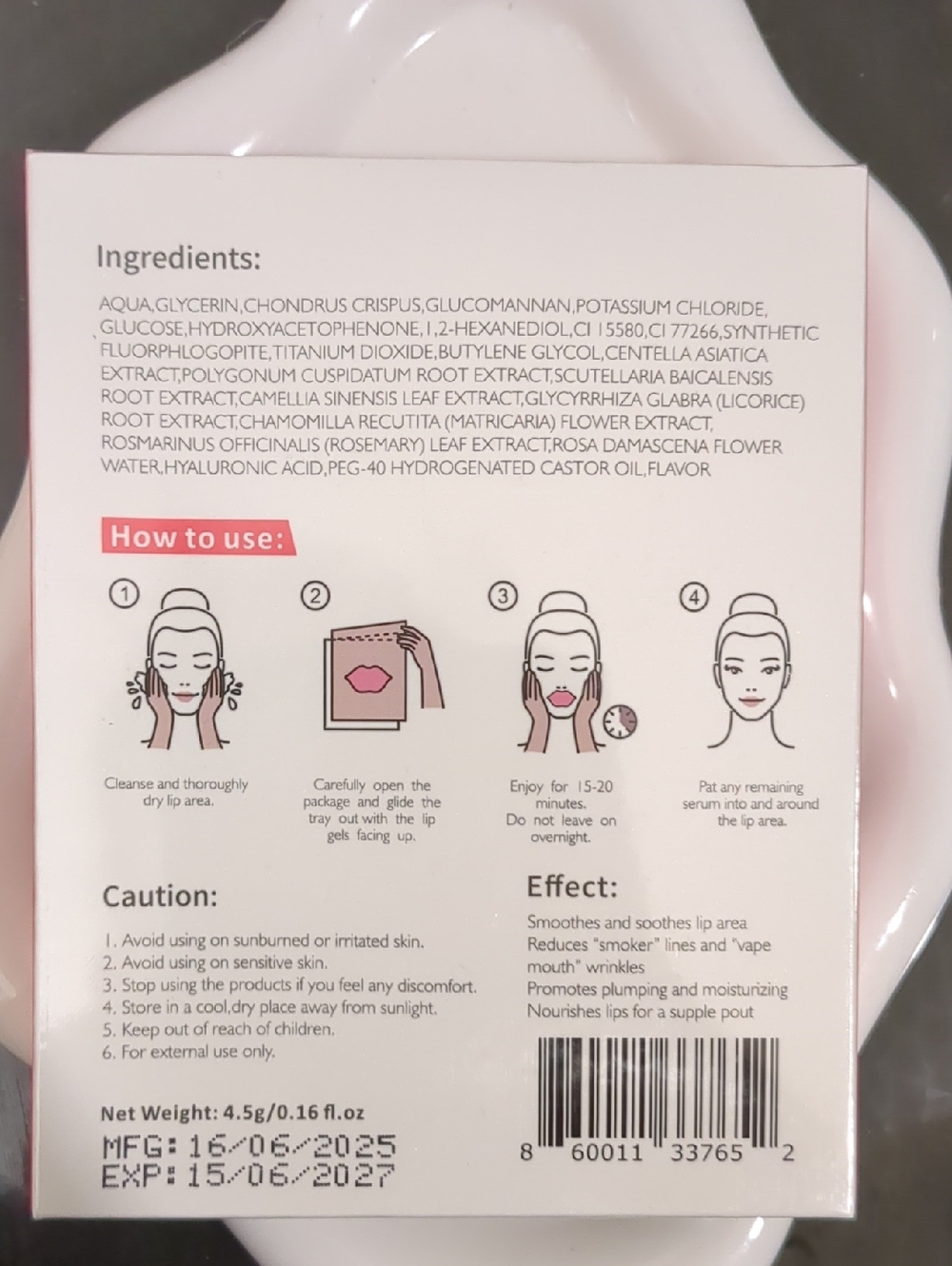 Lip Mask (5 Pair) - Picture 2 of 2